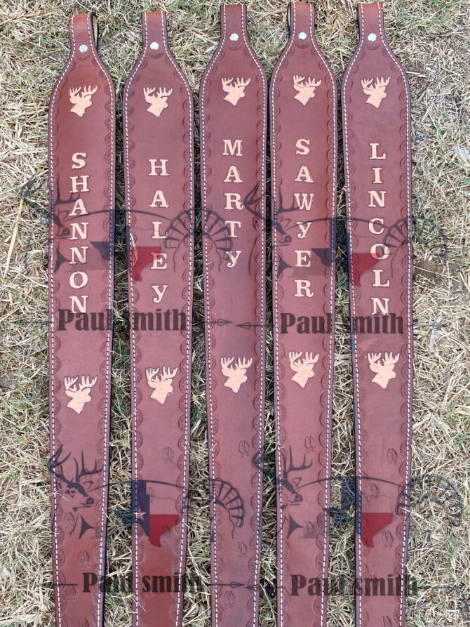 Hunting Rifle Sling - Handtooled Sling